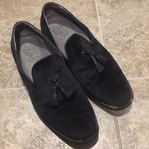 Sperry Gold Cup Exeter velvet black tassel